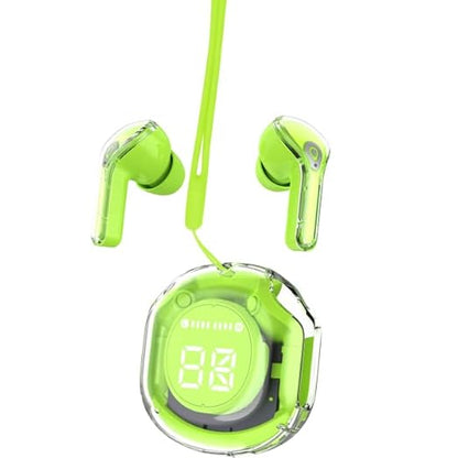 Ultrapods-5.1 Earbuds with 30h Playtime, Headphones Bluetooth Headset (Green, True Wireless)