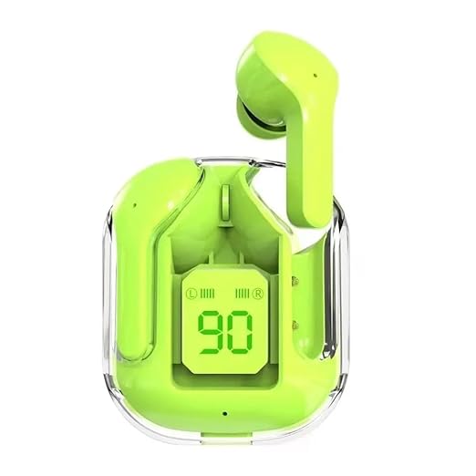 Ultrapods-5.1 Earbuds with 30h Playtime, Headphones Bluetooth Headset (Green, True Wireless)