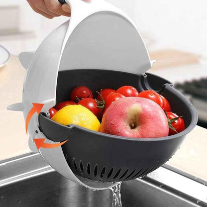 Vegetable Cutter, 7in1 Multifunction Cutter with Big Drain Basket