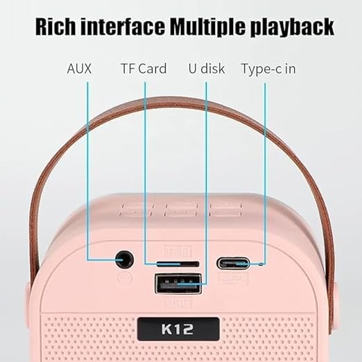 Karaoke Bluetooth Speaker with Mic for Home Singing Magic