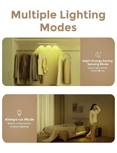 Motion sensor LED light for Wardrobe Closet and Cabinet | Smart Body sensor | Wireless and Rechargeable