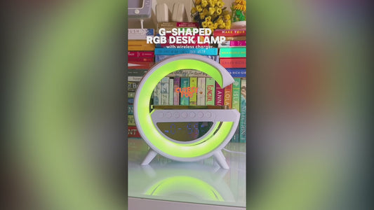 G-Speaker, Google-Speaker with Colorful LED Light & Wireless Charger